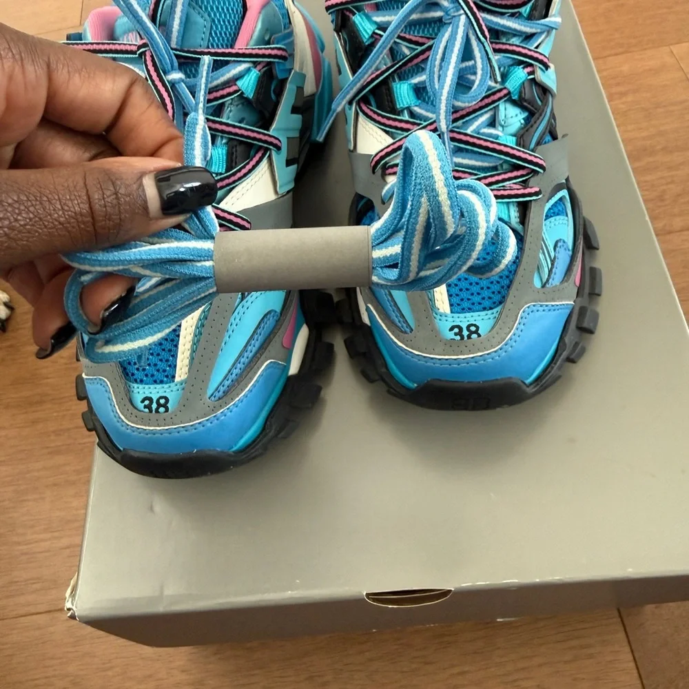 Balenciaga Multicolor Track Sneakers - Picture 7 of 11
